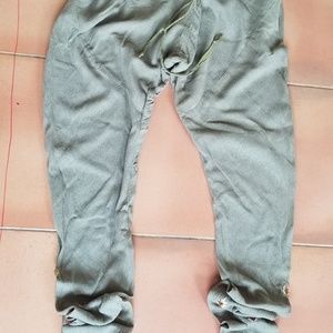 pants with hand-embroidered beads.India